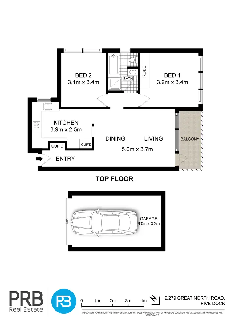 Floorplan of Homely unit listing, 9/279 Great North Road, Five Dock NSW 2046