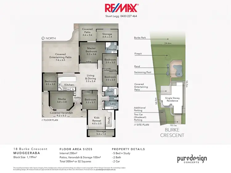 Floorplan of Homely house listing, 18 Burke Crescent, Mudgeeraba QLD 4213