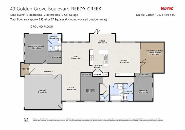 Floorplan of Homely house listing, 49 Golden Grove Boulevard, Reedy Creek QLD 4227