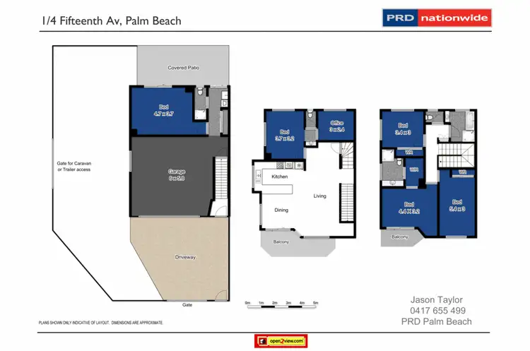 Floorplan of Homely townhouse listing, Corner Jefferson Lane and Fifteenth Avenue, Palm Beach QLD 4221