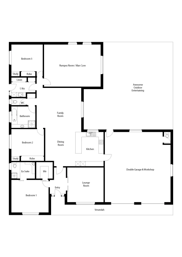 Floorplan of Homely house listing, 117 Burkes Road, Allansford VIC 3277