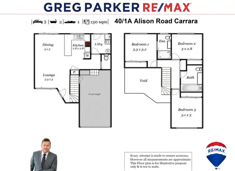 Floorplan of Homely townhouse listing, 40/1A Alison Road, Carrara QLD 4211