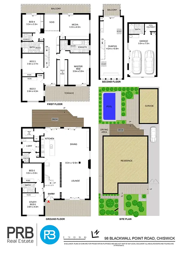 Floorplan of Homely house listing, 98 Blackwall Point Road, Chiswick NSW 2046