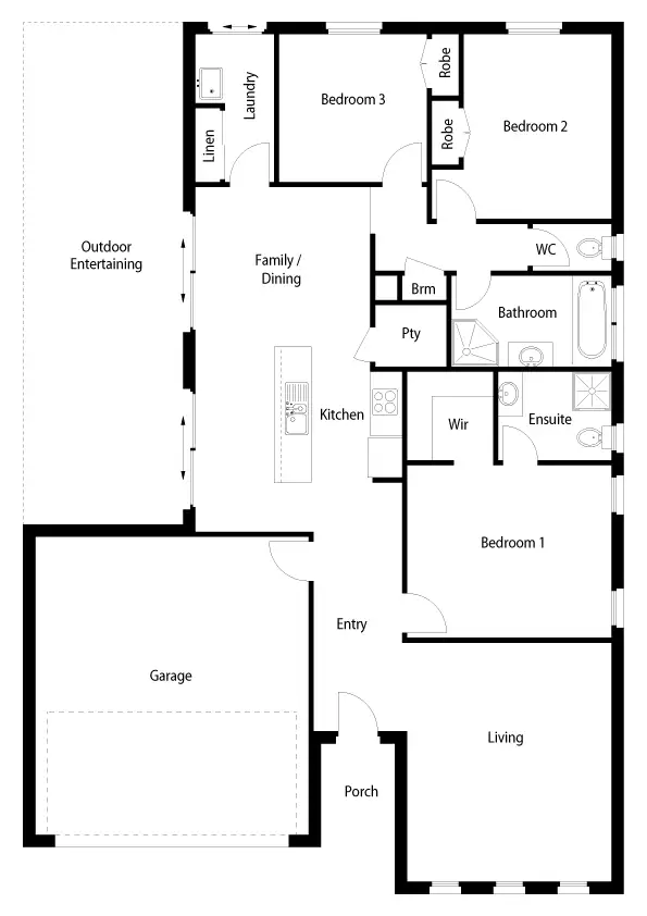 Floorplan of Homely house listing, 7 Cole Close, Dennington VIC 3280