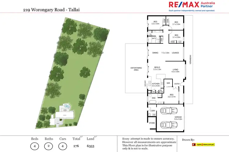 Floorplan of Homely house listing, 219 Worongary Road, Tallai QLD 4213