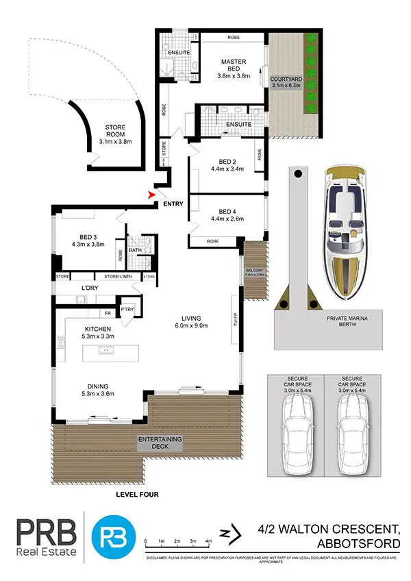 Floorplan of Homely unit listing, 4/2 Walton Crescent, Abbotsford NSW 2046