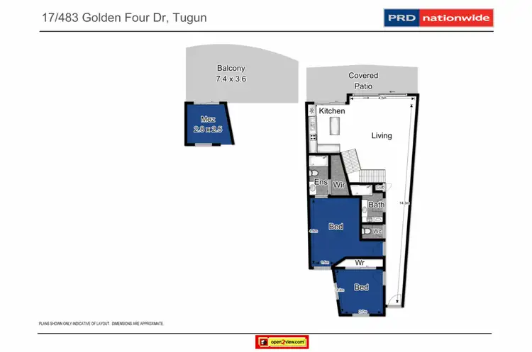 Floorplan of Homely unit listing, 17/479 Golden Four Drive, Tugun QLD 4224