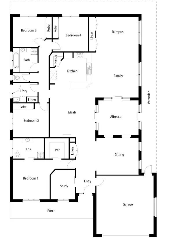 Floorplan of Homely house listing, 215 Russells Road, Mailors Flat VIC 3275