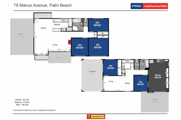 Floorplan of Homely house listing, 78 Manus Avenue, Palm Beach QLD 4221