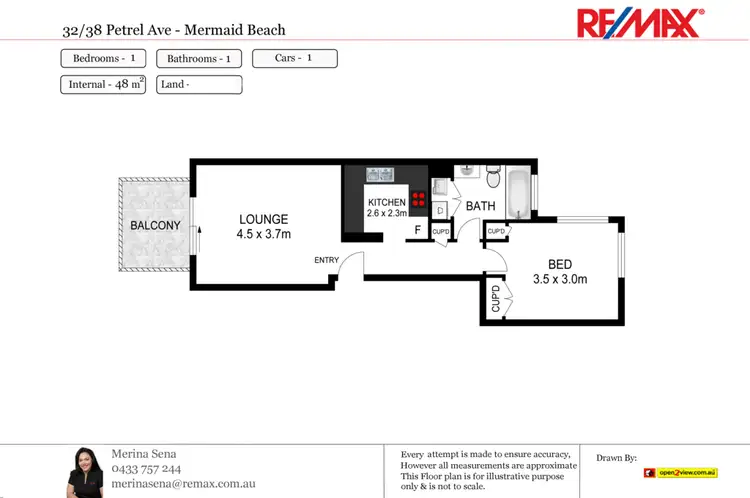 Floorplan of Homely apartment listing, Unit 32/38-46 Petrel Avenue, Mermaid Beach QLD 4218