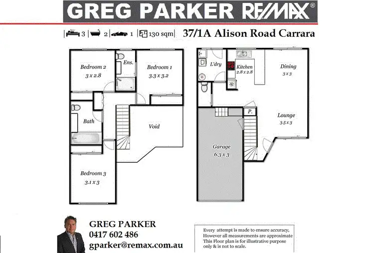 Floorplan of Homely townhouse listing, 37/1A Alison Road, Carrara QLD 4211