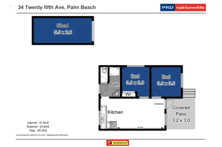 Floorplan of Homely house listing, 34 Twenty Fifth Avenue, Palm Beach QLD 4221