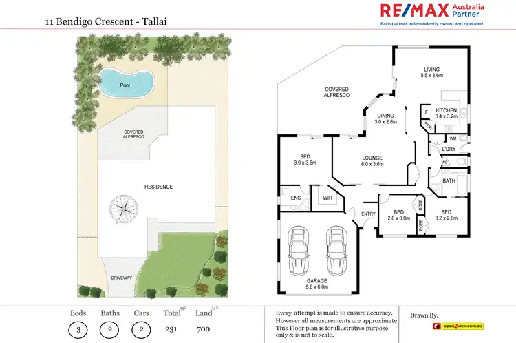 Floorplan of Homely house listing, 11 Bendigo Crescent, Tallai QLD 4213