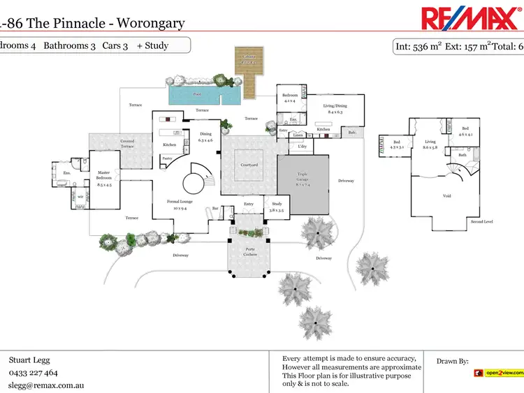 Floorplan of Homely house listing, 84-86 The Pinnacle, Worongary QLD 4213