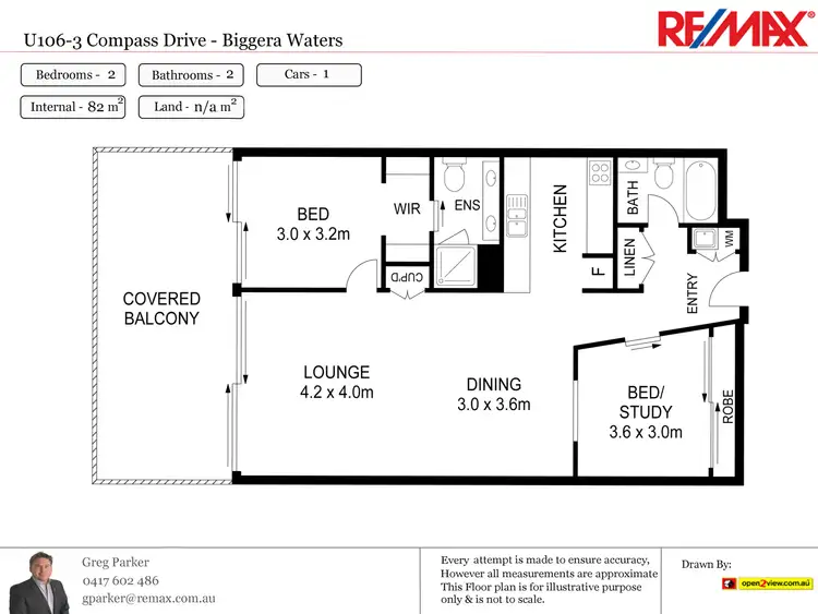 Floorplan of Homely apartment listing, 106/3 Compass Drive, Biggera Waters QLD 4216
