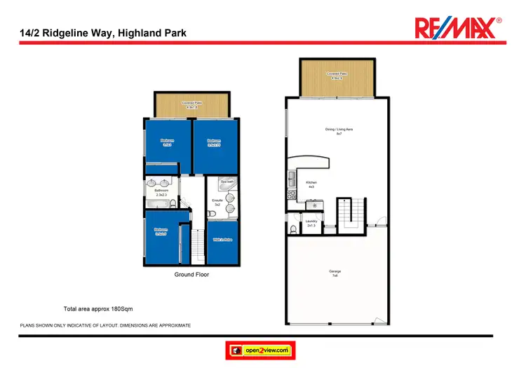 Floorplan of Homely townhouse listing, 14/2 Ridgeline Way, Highland Park QLD 4211