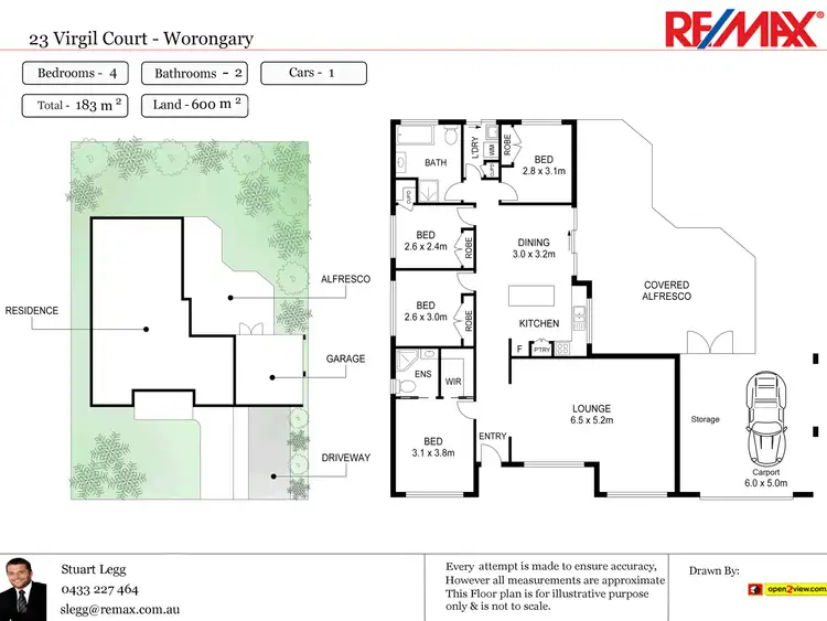 Floorplan of Homely house listing, 23 Virgil Court, Worongary QLD 4213