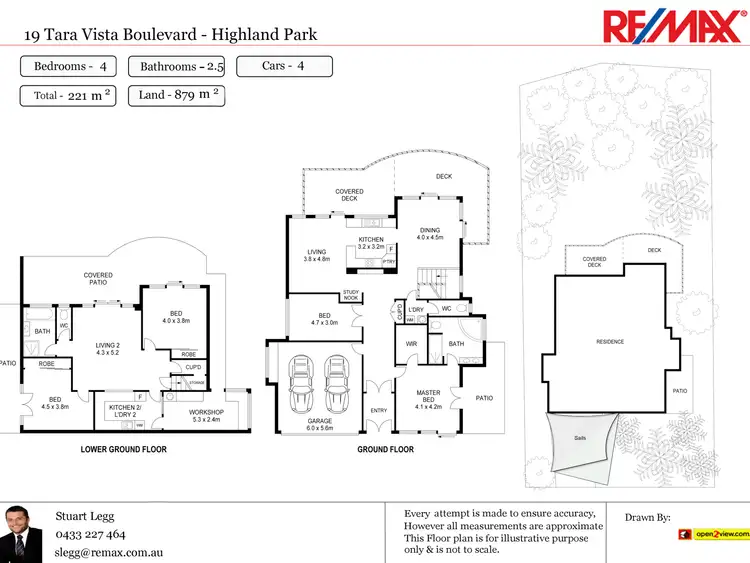 Floorplan of Homely house listing, 19 Tara Vista Boulevard, Highland Park QLD 4211