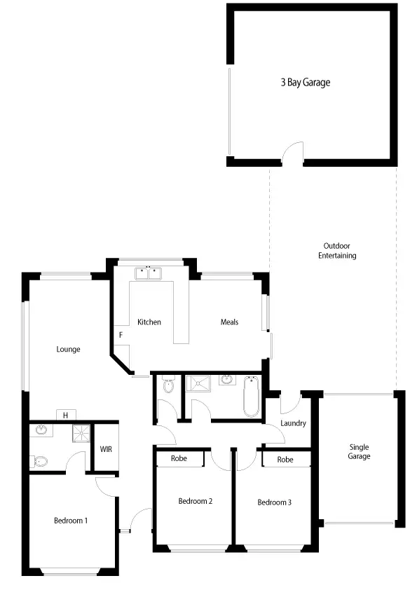 Floorplan of Homely house listing, 4 Barton Court, Warrnambool VIC 3280