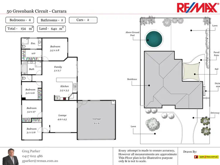 Floorplan of Homely house listing, 50 Greenbank Circuit, Carrara QLD 4211