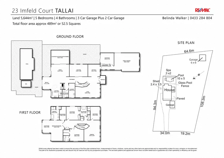 Floorplan of Homely house listing, 23 Imfeld Ct, Tallai QLD 4213