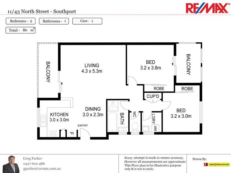 Floorplan of Homely apartment listing, 11/43 North Street, Southport QLD 4215