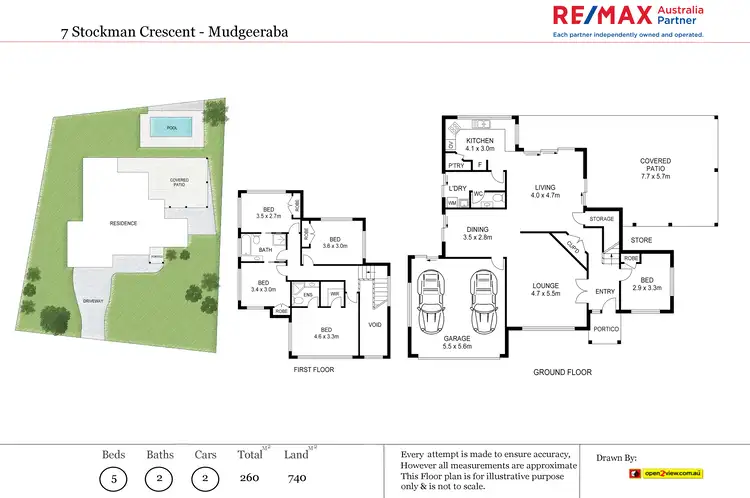 Floorplan of Homely house listing, 7 Stockman Crescent, Mudgeeraba QLD 4213