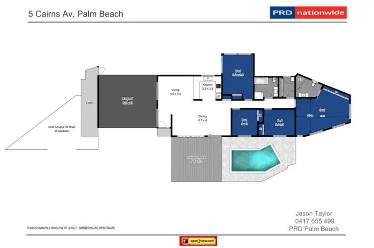 Floorplan of Homely house listing, 5 Cairns Avenue, Palm Beach QLD 4221