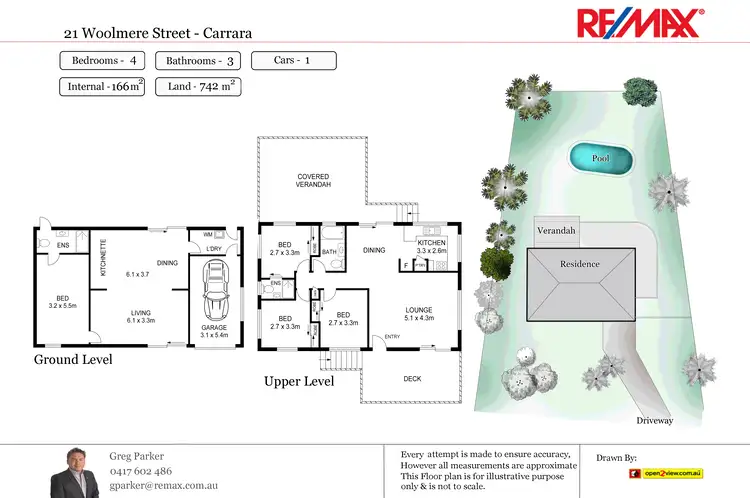 Floorplan of Homely house listing, 21 Woolmere Street, Carrara QLD 4211