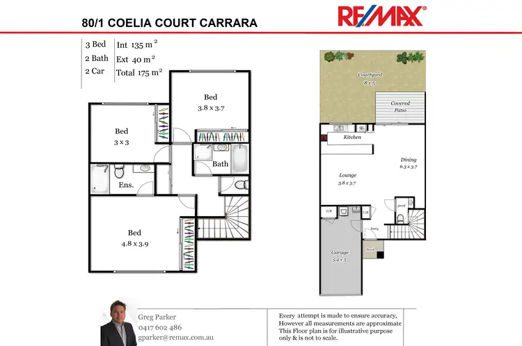 Floorplan of Homely townhouse listing, 80/1 Coelia Court, Carrara QLD 4211
