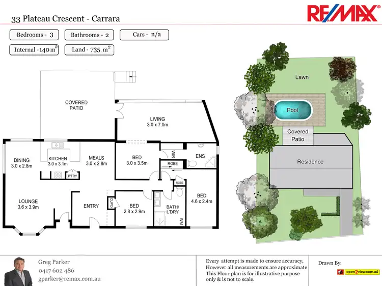 Floorplan of Homely house listing, 33 Plateau Crescent, Carrara QLD 4211