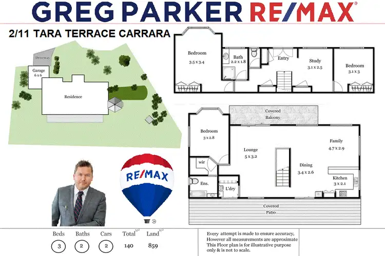 Floorplan of Homely house listing, 11 TARA TERRACE, Carrara QLD 4211
