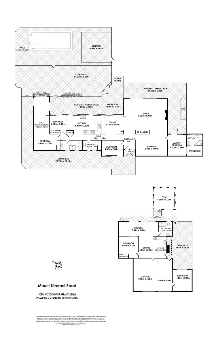 Floorplan of Homely rural property listing, 447 Mt Nimmel Road, Mudgeeraba QLD 4213