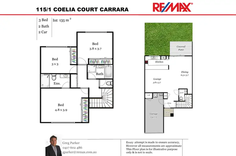 Floorplan of Homely townhouse listing, 115/1 Coelia Court, Carrara QLD 4211