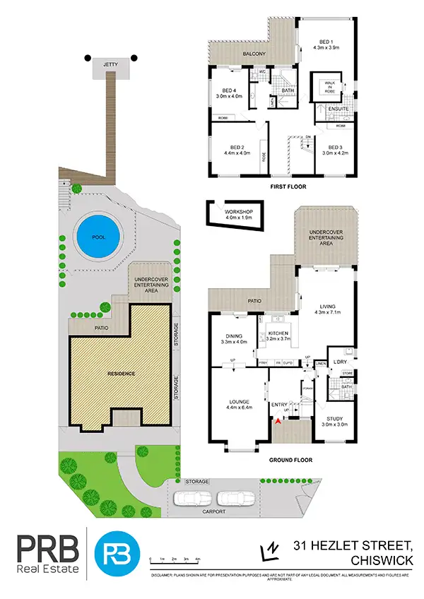 Floorplan of Homely house listing, 31 Hezlet Street, Chiswick NSW 2046