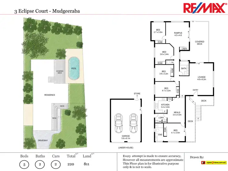 Floorplan of Homely house listing, 3 Eclipse Court, Mudgeeraba QLD 4213