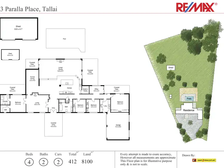 Floorplan of Homely house listing, 3 Paralla Place, Tallai QLD 4213