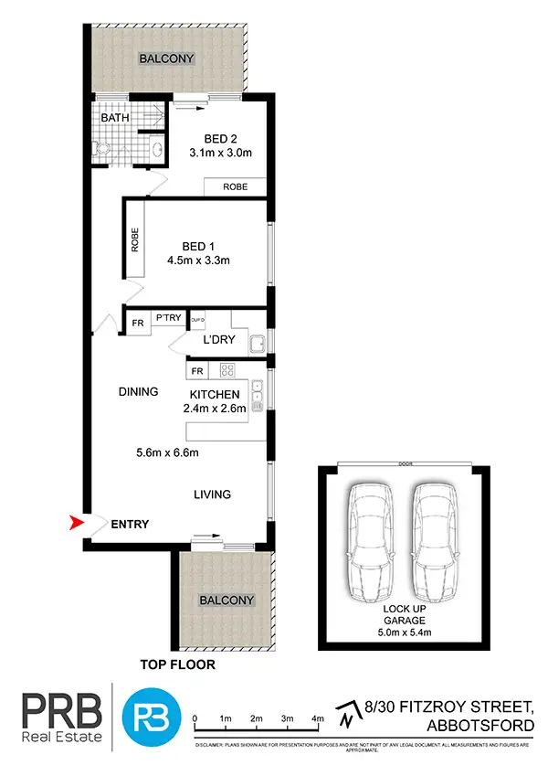 Floorplan of Homely unit listing, 8/30 Fitzroy Street, Abbotsford NSW 2046