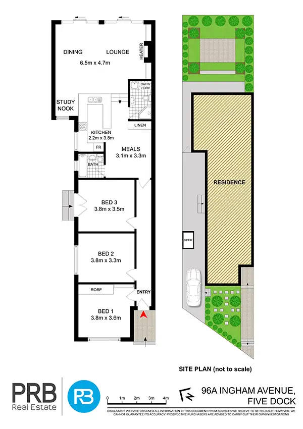Floorplan of Homely house listing, 96A Ingham Avenue, Five Dock NSW 2046