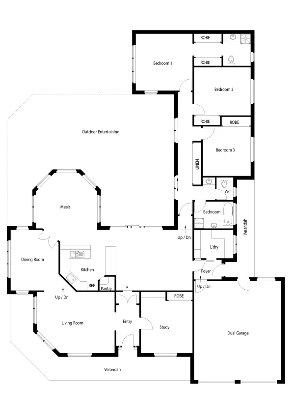 Floorplan of Homely house listing, 37 Kiaman Close, Bushfield VIC 3281
