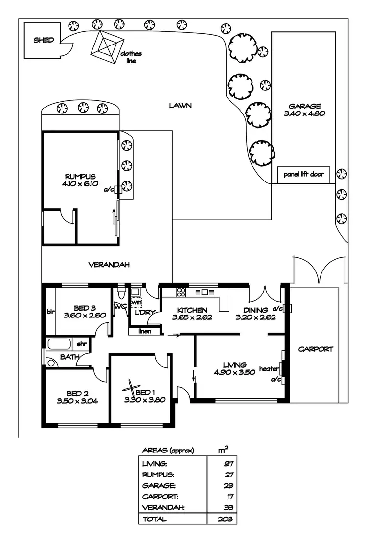 Floorplan of Homely house listing, 14 Yelland Street, Hillcrest SA 5086