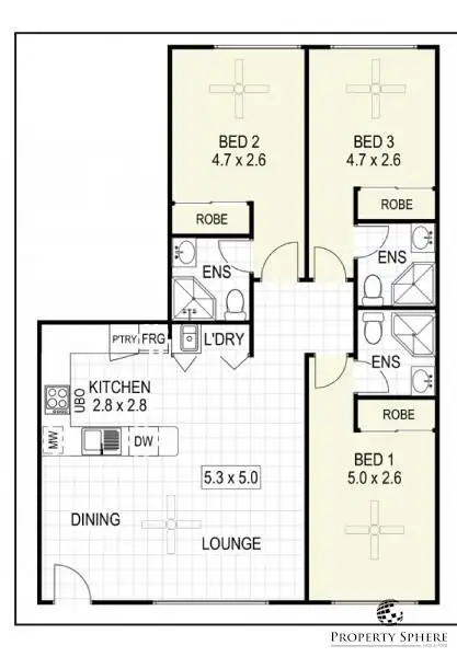 Floorplan of Homely house listing, 49/7 Brown Street, Labrador QLD 4215