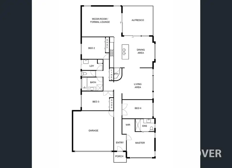Floorplan of Homely house listing, 43 Menara Circuit, North Lakes QLD 4509