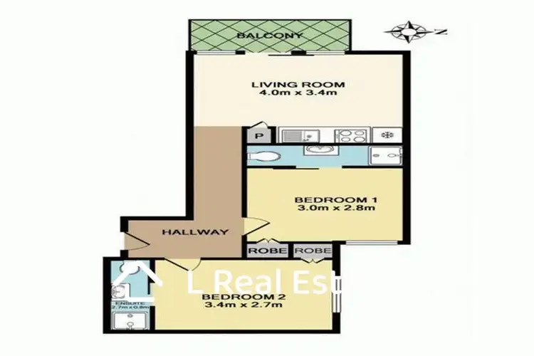 Floorplan of Homely apartment listing, 501/22 Orr St, Carlton VIC 3053