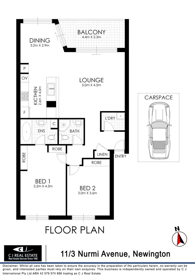Floorplan of Homely unit listing, 11/3 Nurmi Ave, Newington NSW 2127