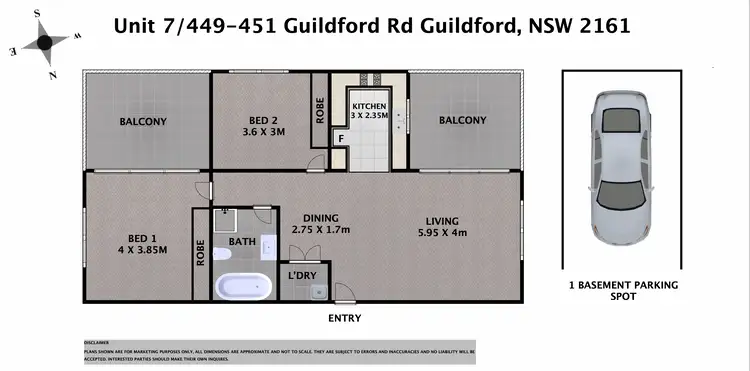 Floorplan of Homely unit listing, 449-451 Guildford Road, Guildford NSW 2161