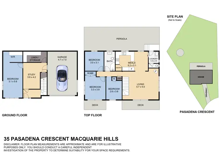 Floorplan of Homely house listing, 35 Pasadena Crescent, Macquarie Hills NSW 2285