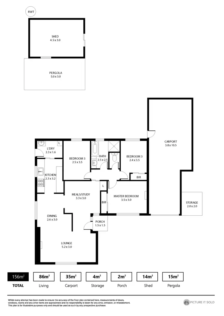 Floorplan of Homely house listing, 18 Mepsted Crescent, Athelstone SA 5076