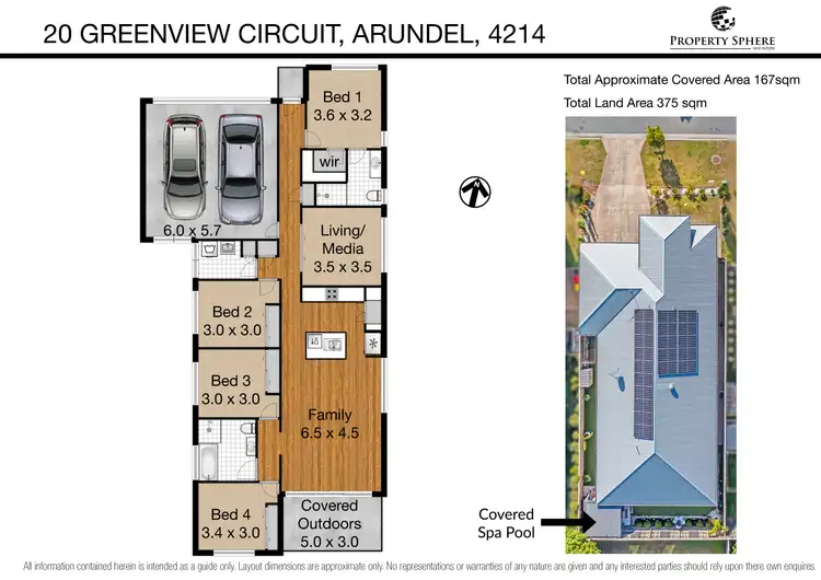 Floorplan of Homely house listing, 20 Greenview Circuit, Arundel QLD 4214