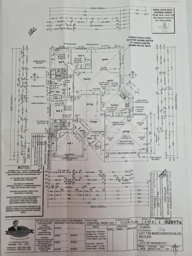 Floorplan of Homely house listing, 56 Marchwood Boulevard, Butler WA 6036